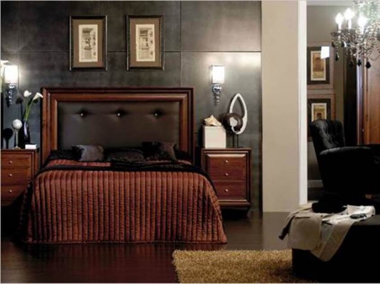 Fotografía de Dormitorios de matrimonio coloniales Aire de Grupo Seys muebles.