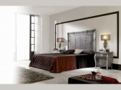 Muebles de dormitorios de matrimonio en madera maciza VICTORIA 09