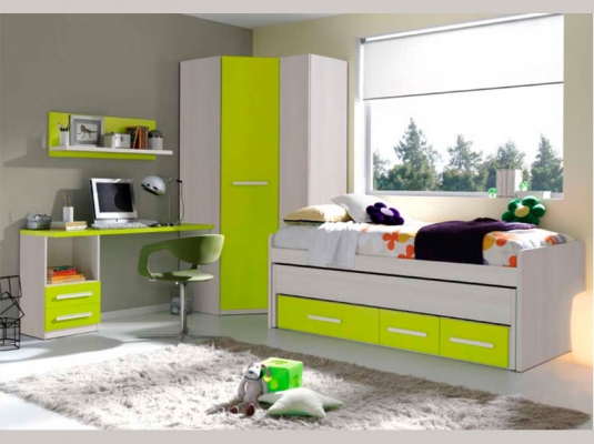 Fotografía de Dormitorio juvenil compacto, ambiente 003